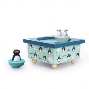 Boîte à musique Dancing Pingouin