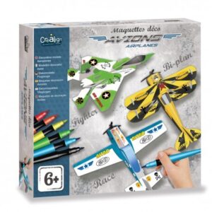 3 MAQUETTES D’AVIONS – A DECORER