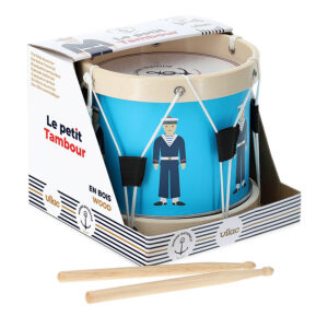 Petit tambour en bois Bagad de Lann Bihoué
