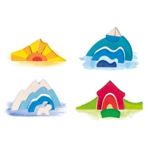 Coffret de construction petit ours blanc