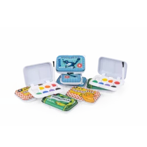 Mini palette aquarelle verte