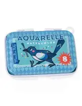 Mini palette aquarelle verte