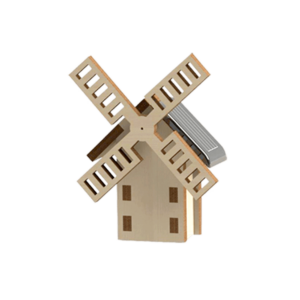 Kit en bois Moulin Miniature
