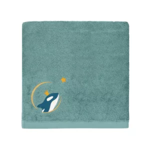 Serviette de bain orque océan personnalisable (70 x 140 cm)